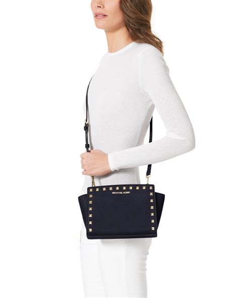 michael kors selma pale blue|Michael Kors selma crossbody bag.